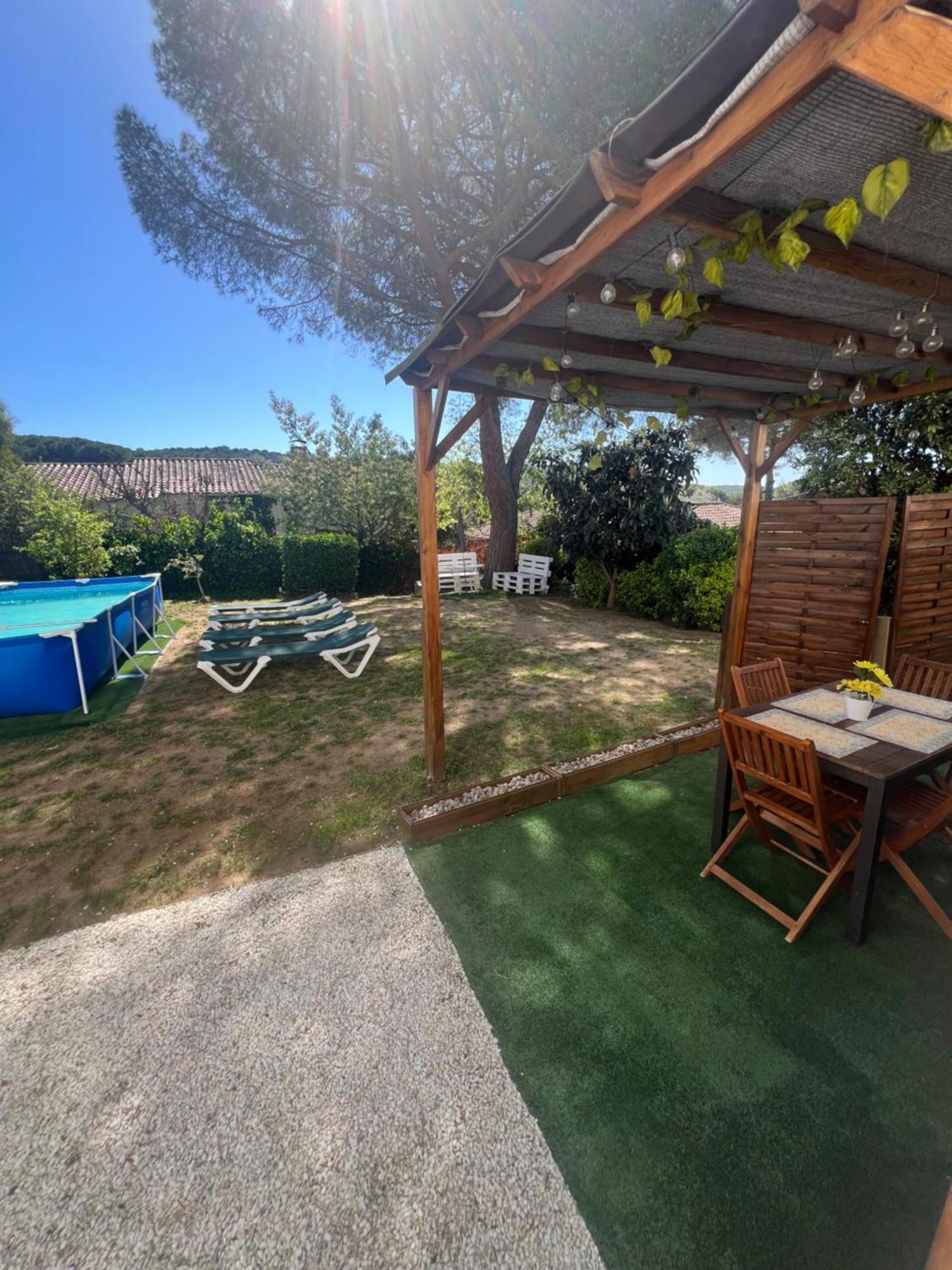 casa-Apartamento planta baja,Jardín privado Romanyá de la Selva Exterior foto
